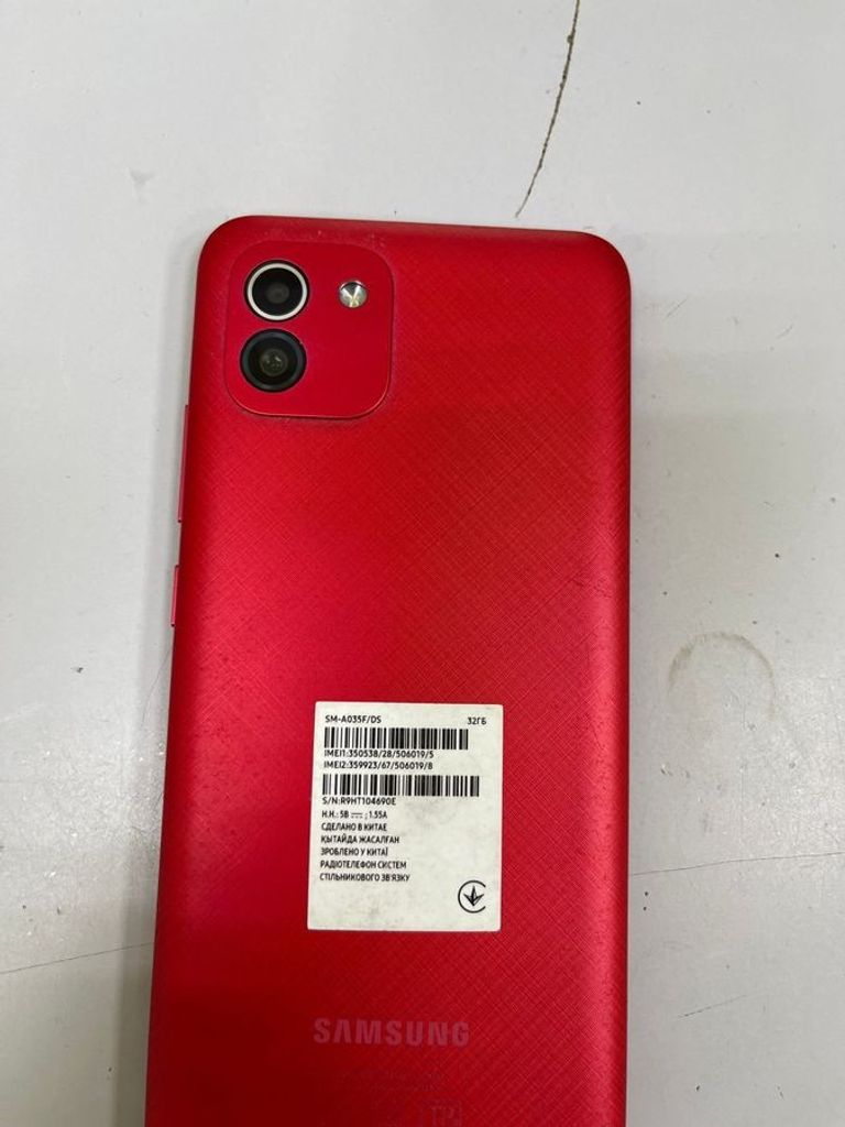 Объявление Samsung galaxy a03 sm-a035f 3/32gb Б/У