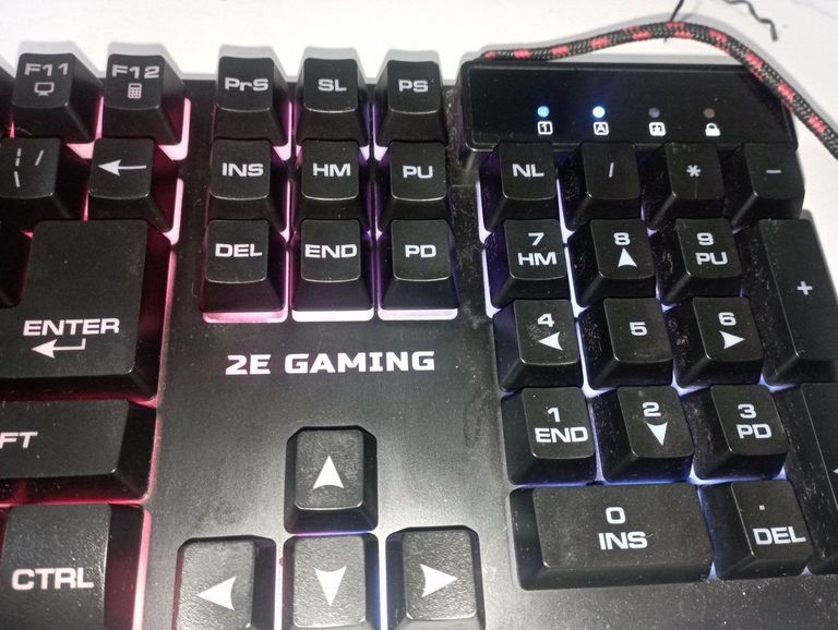 Дешево 2E gaming kg280 led usb ukr з ломбарду