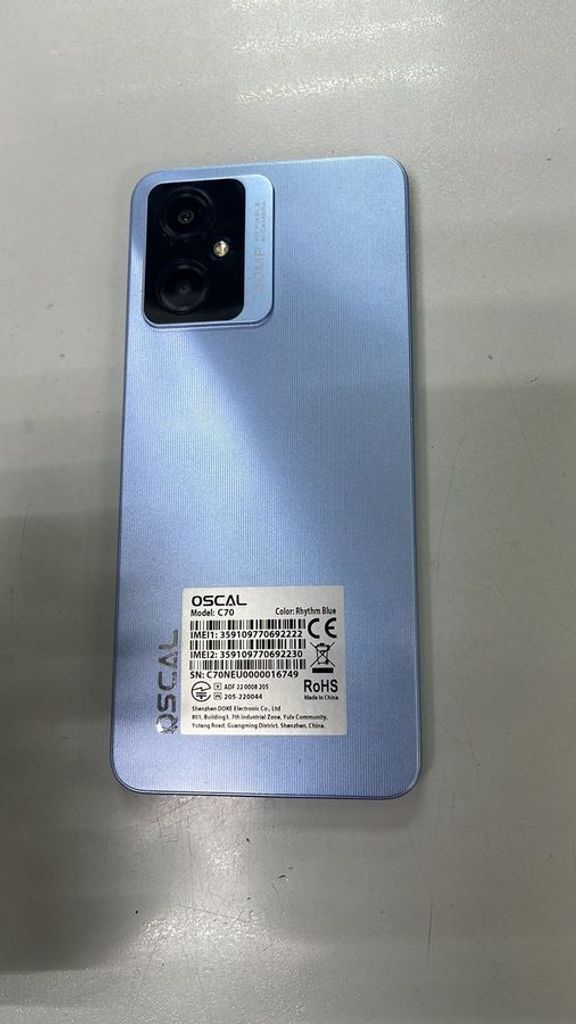 Дешево Blackview Oscal C70 6/128GB Blue з ломбарду