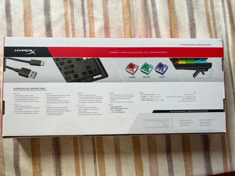 Оголошення Hyperx Alloy Origins Core HX Red (4P5P3AA) Б/У