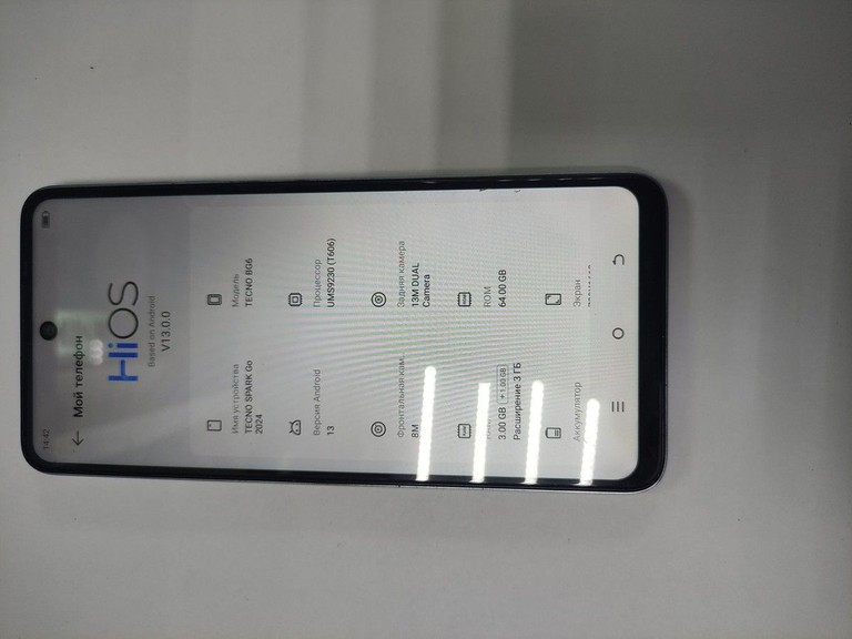 Купить Tecno spark go 2024 3/64gb Б/У