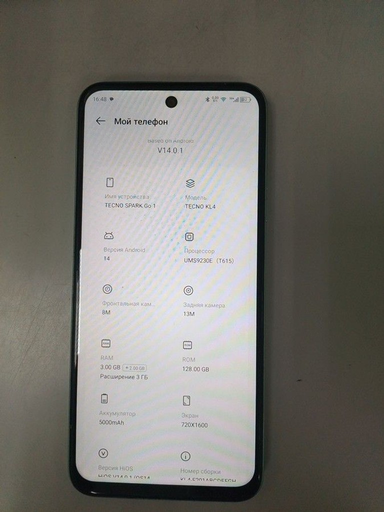 Купити Tecno spark go 1 kl4 3/128gb Б/У
