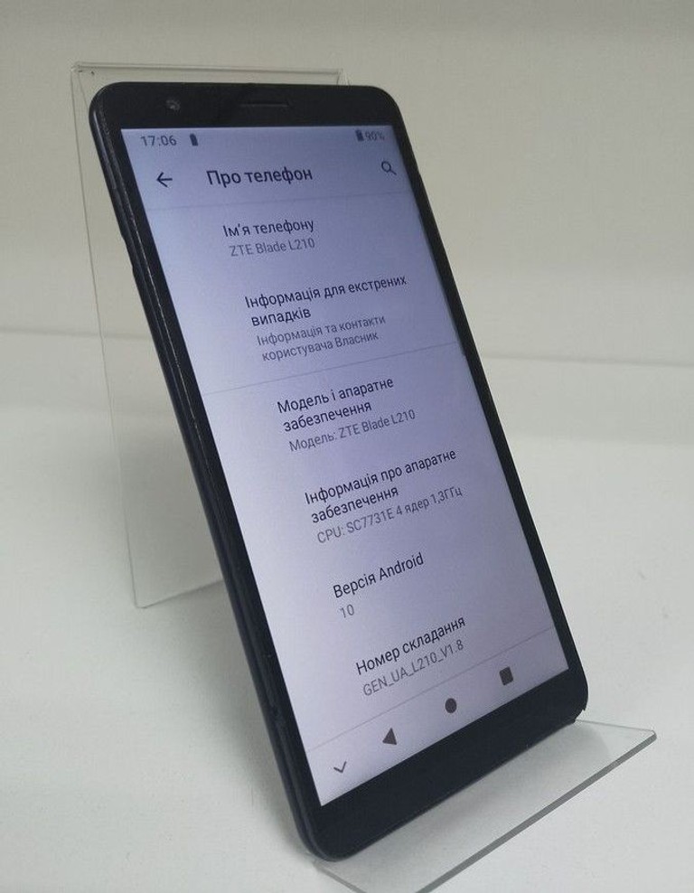 Оголошення Zte Blade L210 1/32GB Black Б/У
