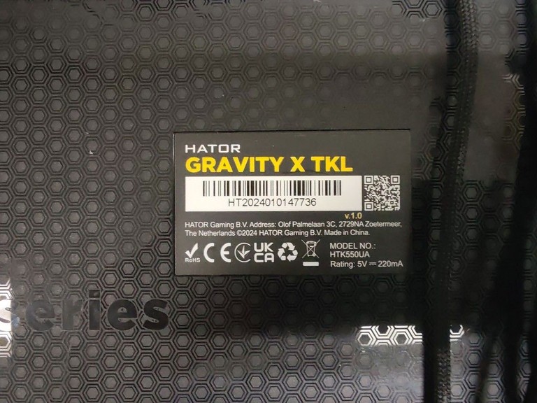 Оголошення Hator gravity x tkl Б/У