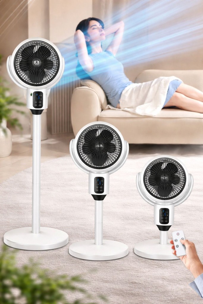 Fan з пультом та LED-дисплеєм Код:null. Зображення 4
