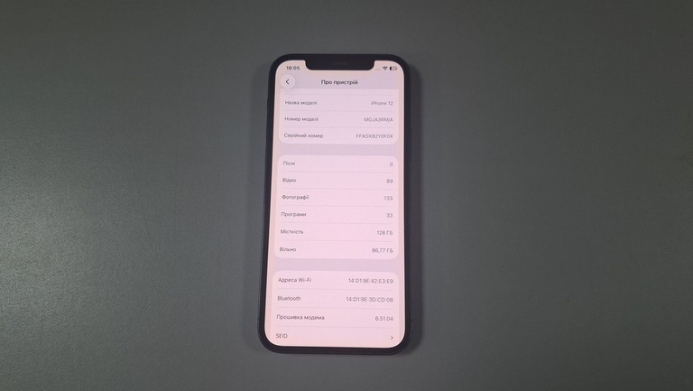 Оголошення Apple iPhone 12 128GB (PRODUCT)RED Б/У