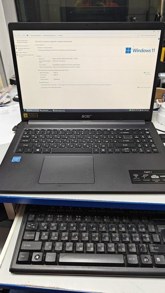 Купити Acer 15/celeron n4020 ddr4/4gb ddr4/ssd 128 gb/*інтегрована Б/У