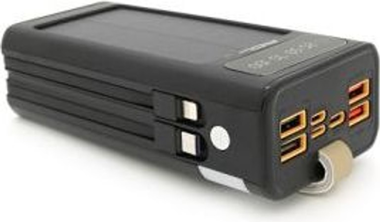Оголошення ACL 30000mAh, SOLAR, TypeC + Lighting, Black Б/У