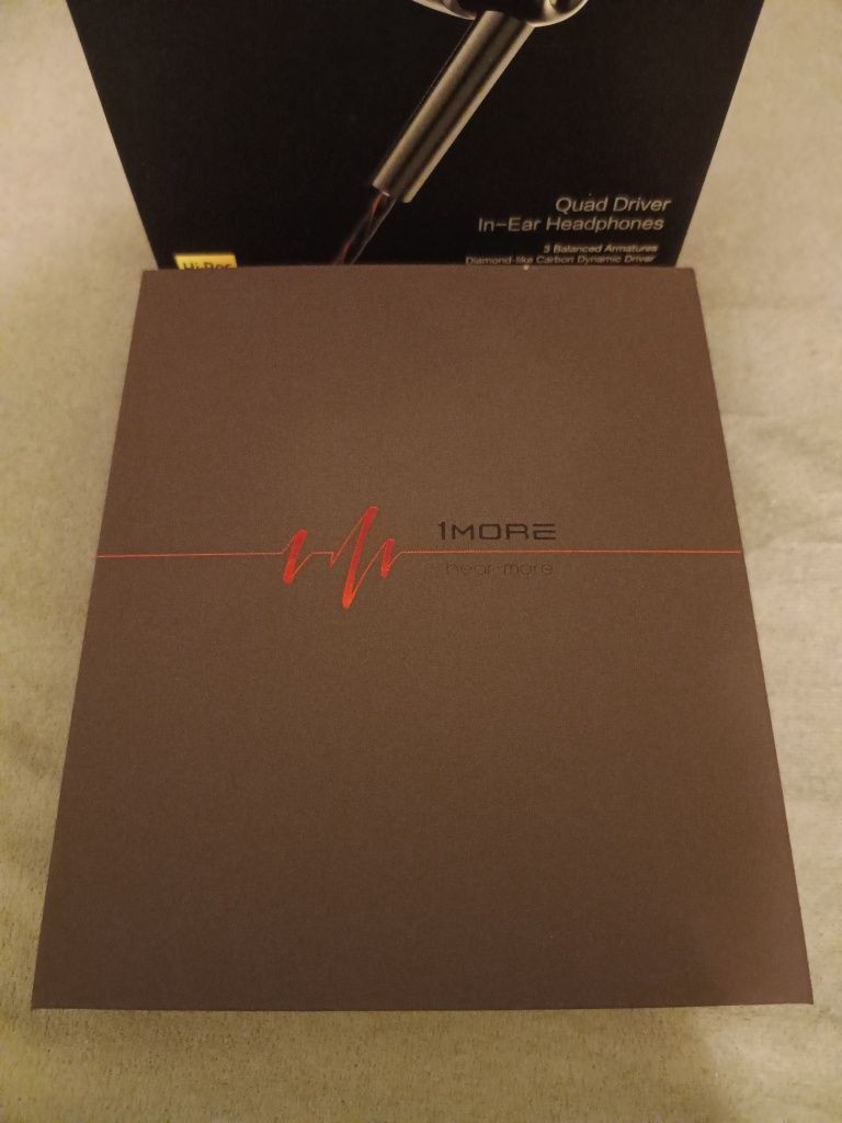1More quad driver in-ear headphones e1010 Код:null. Зображення 4