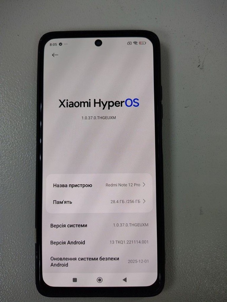 Xiaomi redmi note 12 pro 4g 8/256gb Код:01-201143106. Зображення 6