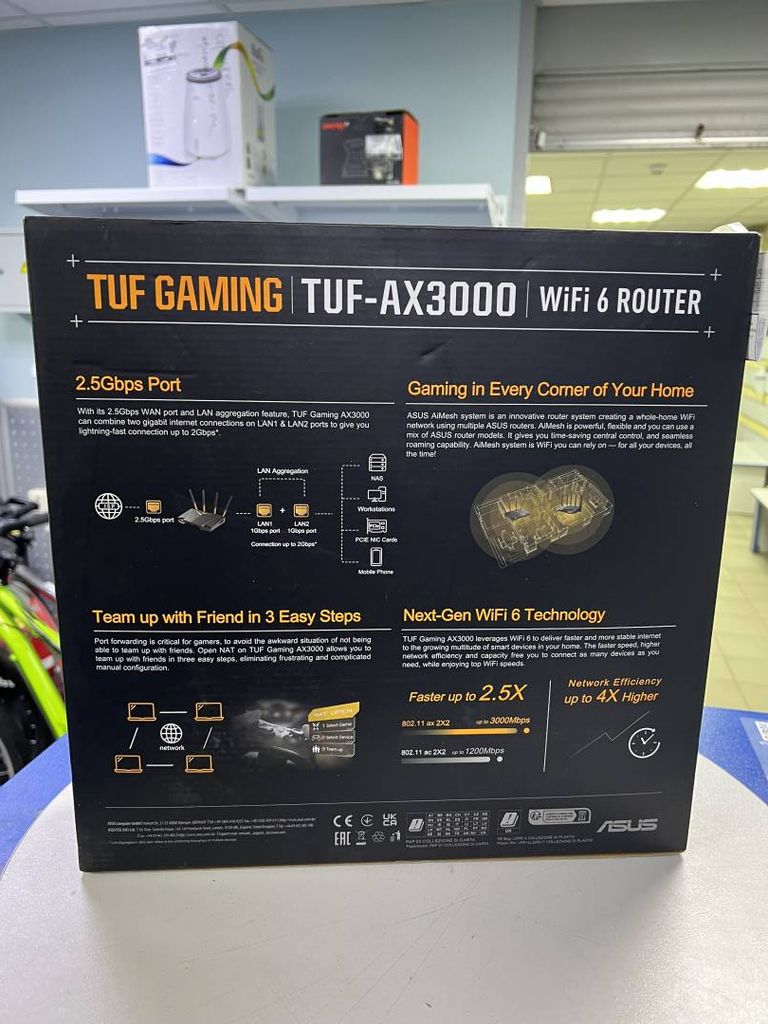 Объявление Asus tuf gaming ax3000 v2 Б/У