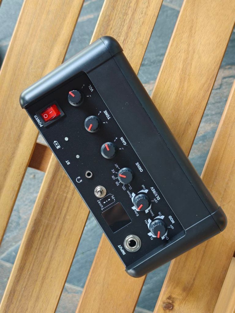 Підсилювач для електрогітари YIWENG, 15 Вт, бездротовий Bluetooth-колонка, підсилювач для акустичної гітари з функцією голосу, 8 Код:null. Изображение 4