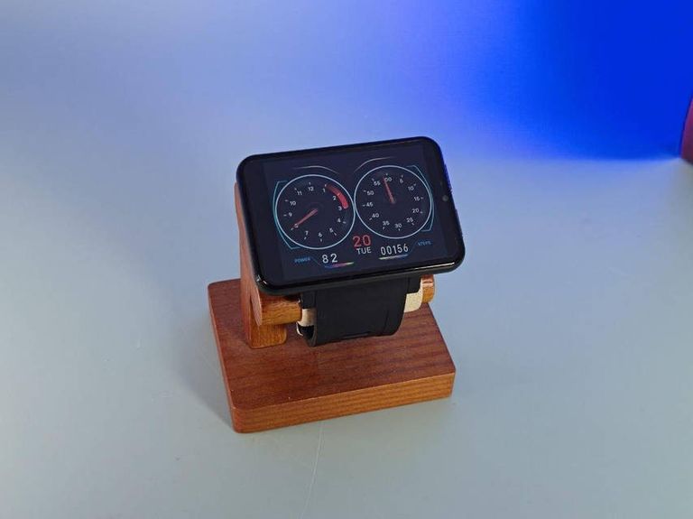 Розумний годинник Silvergear XL. З надзвичайно Великим сенсорним екраном 2,4-дюйма, 32 ГБ, розумний годинник з пульсометром, для Код:null. Изображение 4