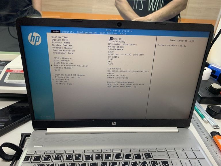 Объявление Hp 15/core i3-1215u ddr5/8gb ddr5/hdd *відсутній/ssd 256 gb/*інтегрована Б/У