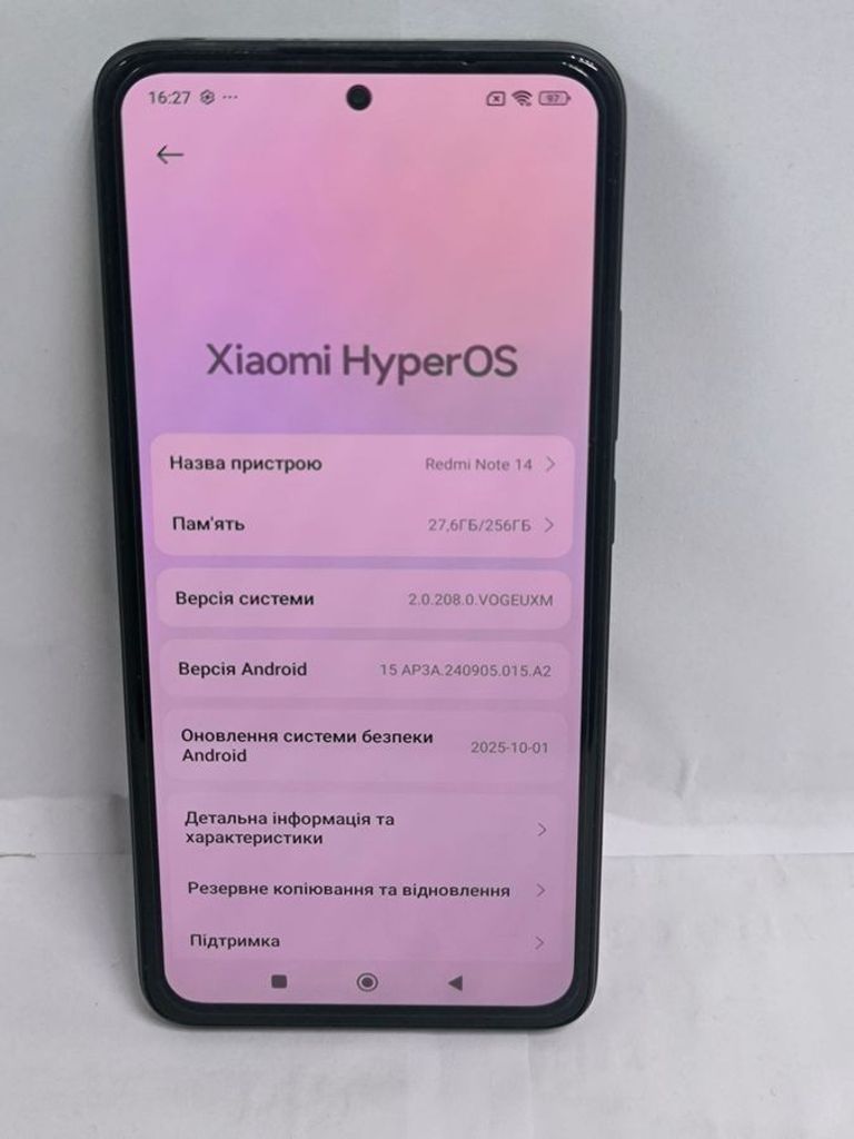 Дешево Xiaomi redmi note 14 8/256gb з ломбарду