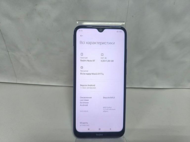 Оголошення Xiaomi Redmi Note 8T 4/64GB Blue Б/У