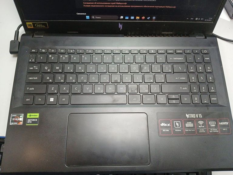 Оголошення Acer 16/ryzen 7 7735hs ddr5/16gb ddr5/hdd *відсутній/ssd 2000 gb/geforce rtx4050 6gb Б/У