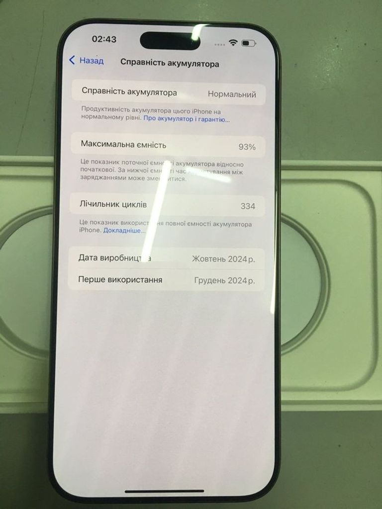 Объявление Apple iPhone 16 Pro Max 256GB Black Titanium (MYWV3) Б/У