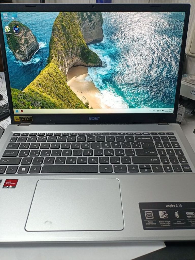 Купить Acer 15/ryzen 5 7520u ddr5/8gb ddr2/hdd 500 gb/ssd *відсутній/*інтегрована Б/У