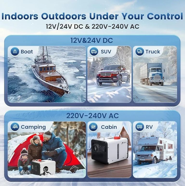 HCALORY 8 кВт. 12 В/24 В Код:null. Изображение 11