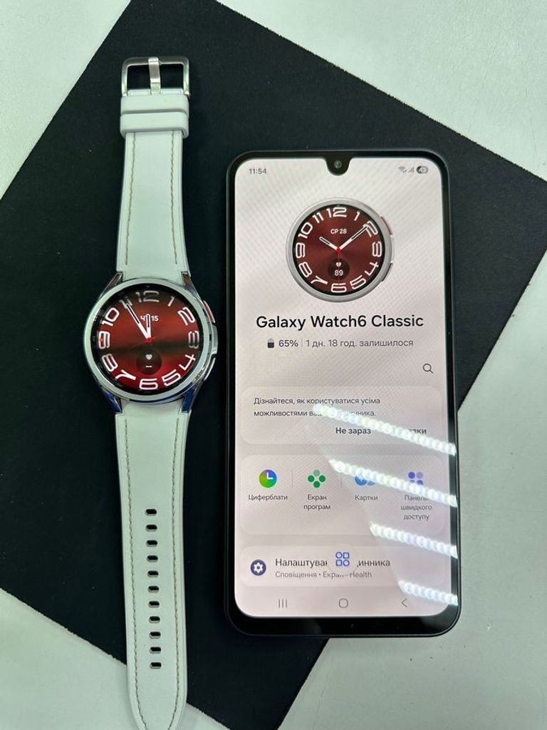 Samsung galaxy watch6 classic 43mm Код:01-200841514. Зображення 6