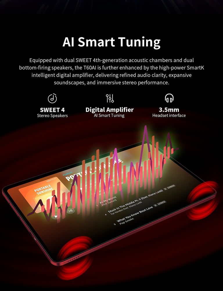 Teclast T60AI 6/128GB LTE Cherry Red (T8E3/TL-112758) Код:null. Зображення 6