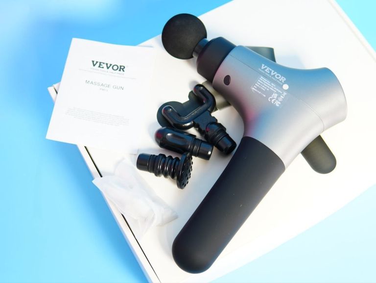 VEVOR; 12V; 2500mAh; 6 швидкостей, 4 масажні головки, для знеболення, розслаблення м'я Код:null. Изображение 4