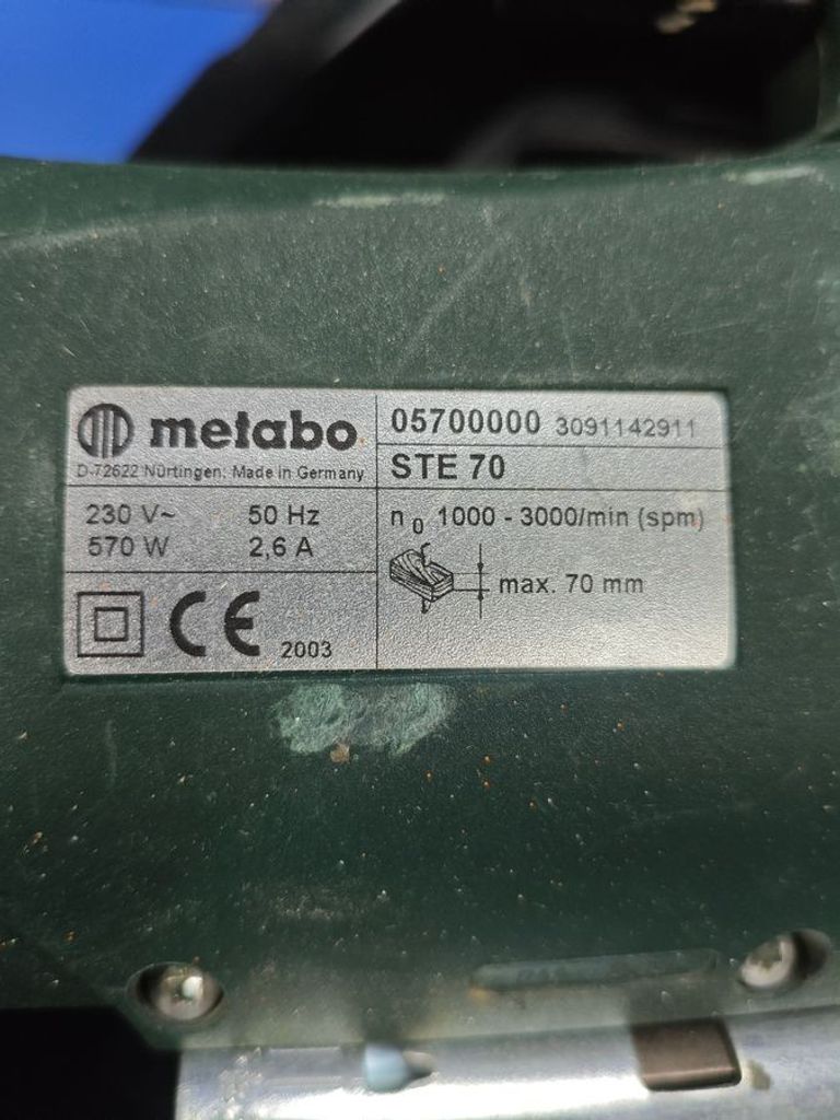 Metabo STE 70 Код:01-200889098. Изображение 7