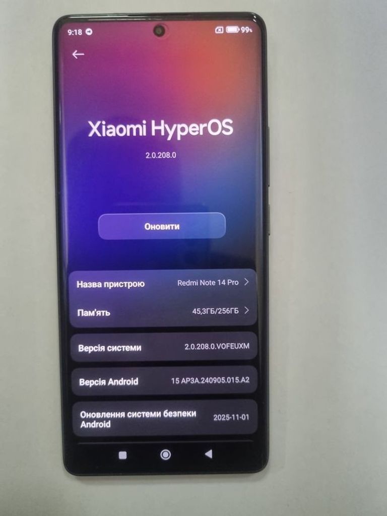 Купить Xiaomi Redmi Note 14 Pro 5G 12/256GB Midnight Black Б/У