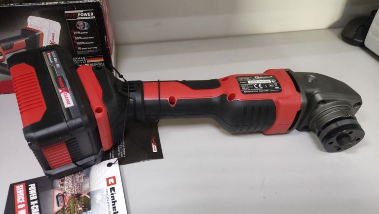 Оголошення Einhell x-change axxio 18/125q 1акб зп Б/У