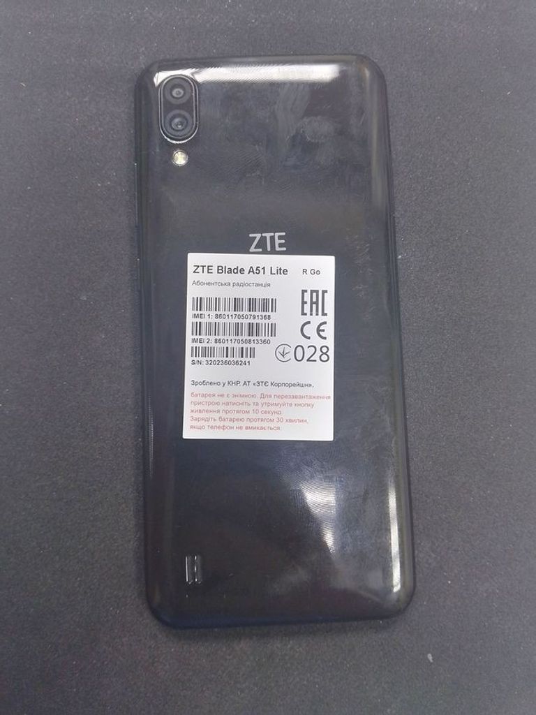 Zte Blade A51 Lite 2/32GB Blue Код:01-200898247. Зображення 6