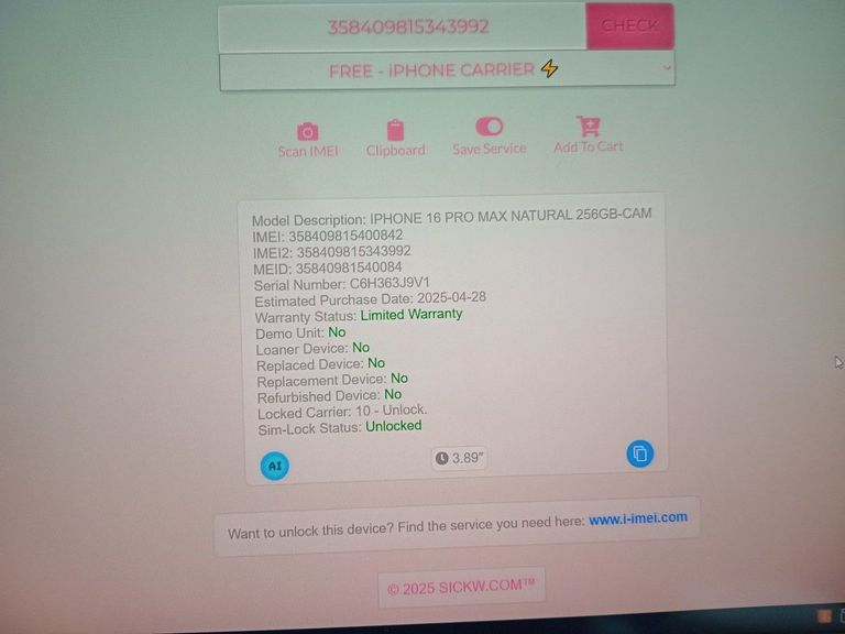 Apple iphone 16 pro max 256gb Код:01-200864740. Зображення 8