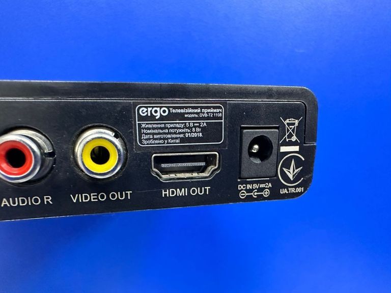 Дешиво Ergo dvb-t2 1108 с ломбарда