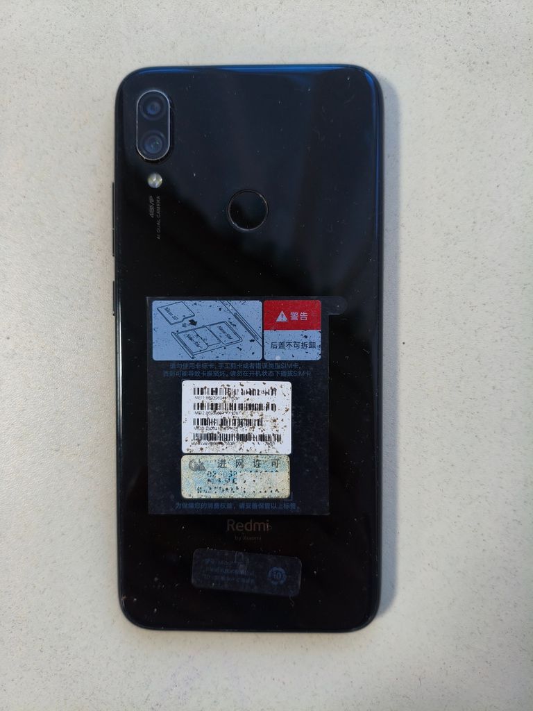 Оголошення Xiaomi Redmi Note 7 4/128GB Black Б/У