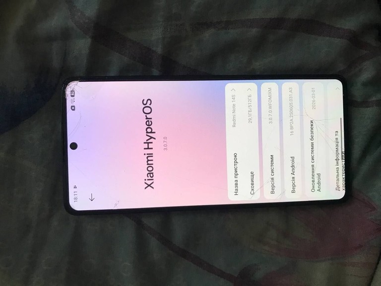 Дешево Xiaomi Redmi Note 14S 12/512GB Midnight Black з ломбарду