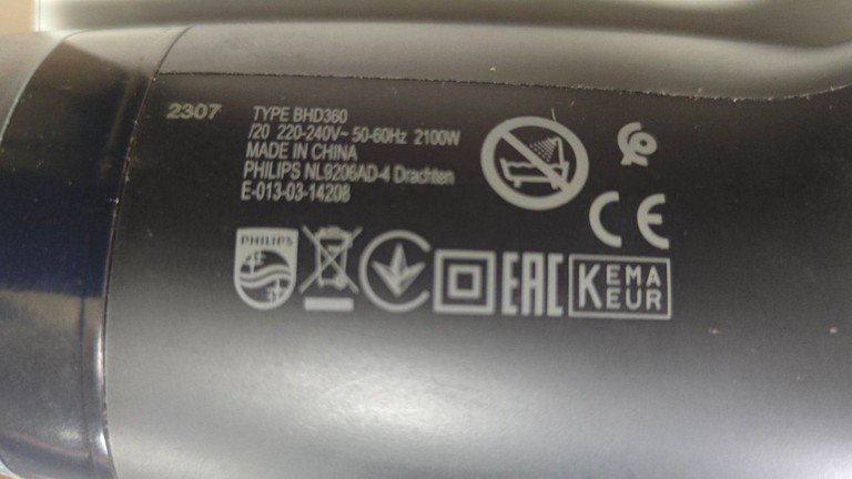 Philips bhd360 Код:01-200960555. Изображение 5