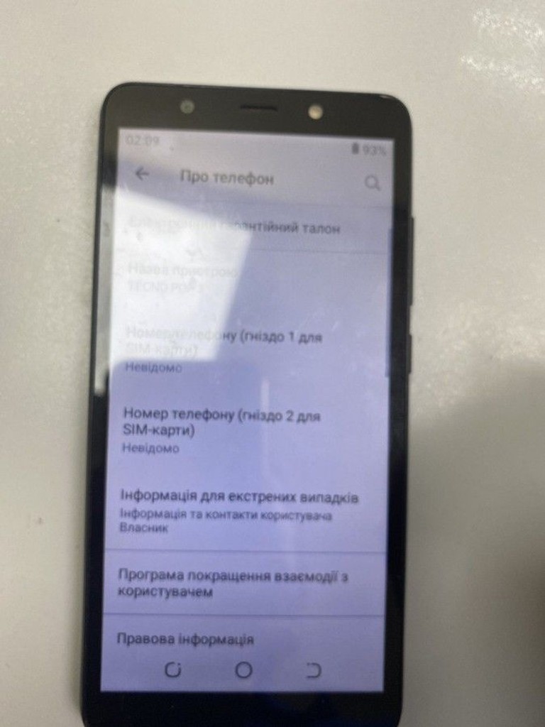 Объявление Tecno pop 3 1/16gb Б/У