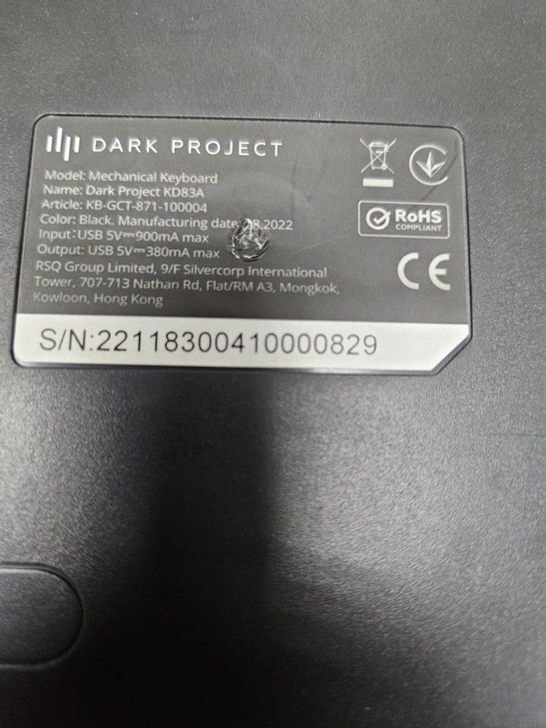 Дешиво Dark Project kd83a gateron cap teal eng/ua с ломбарда