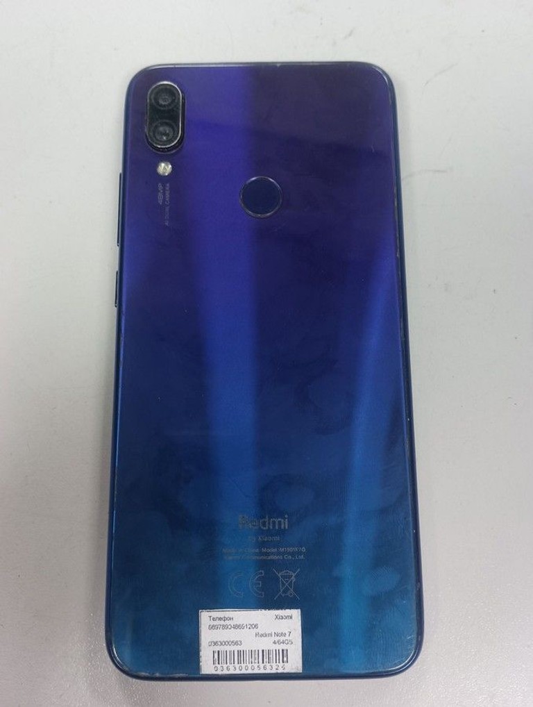 Объявление Xiaomi Redmi Note 7 4/64GB Black Б/У