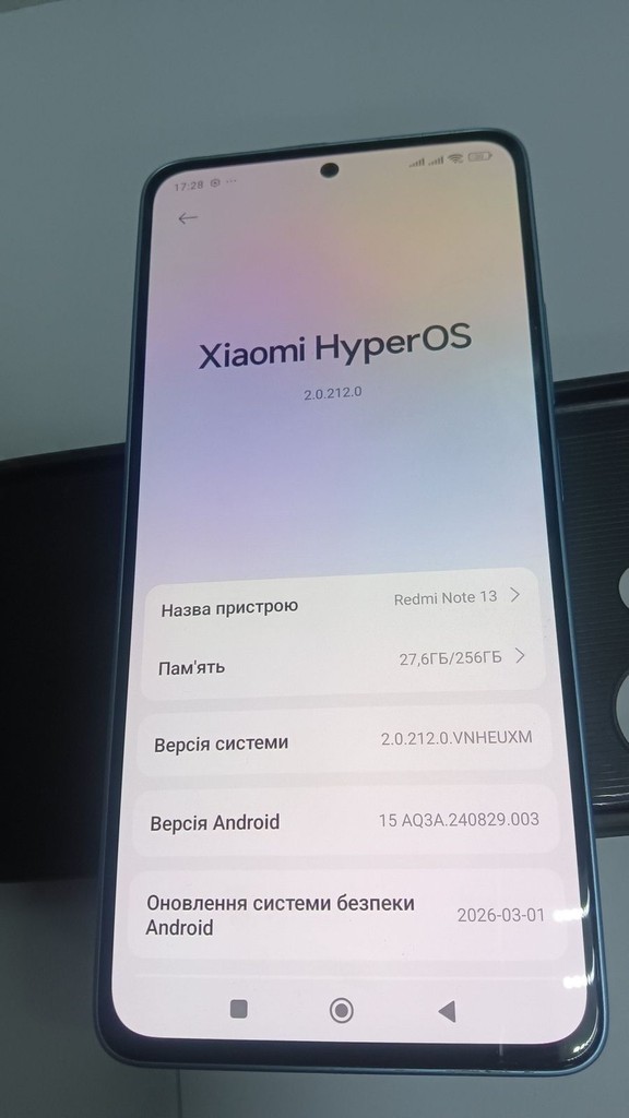 Оголошення Xiaomi redmi note 13 5g 8/256gb Б/У