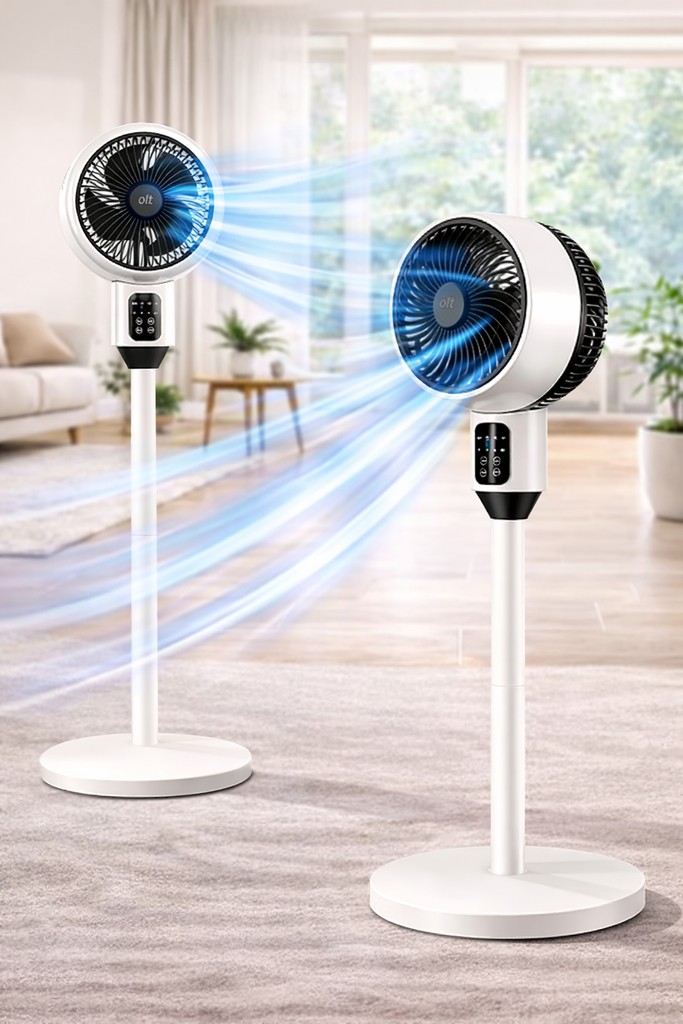 Купити Fan з пультом та LED-дисплеєм Б/У