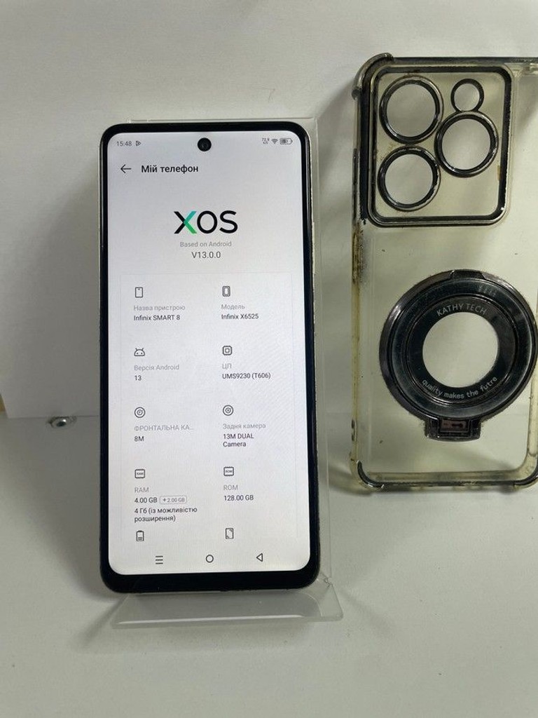 Оголошення Infinix smart 8 x6525 4/128gb Б/У