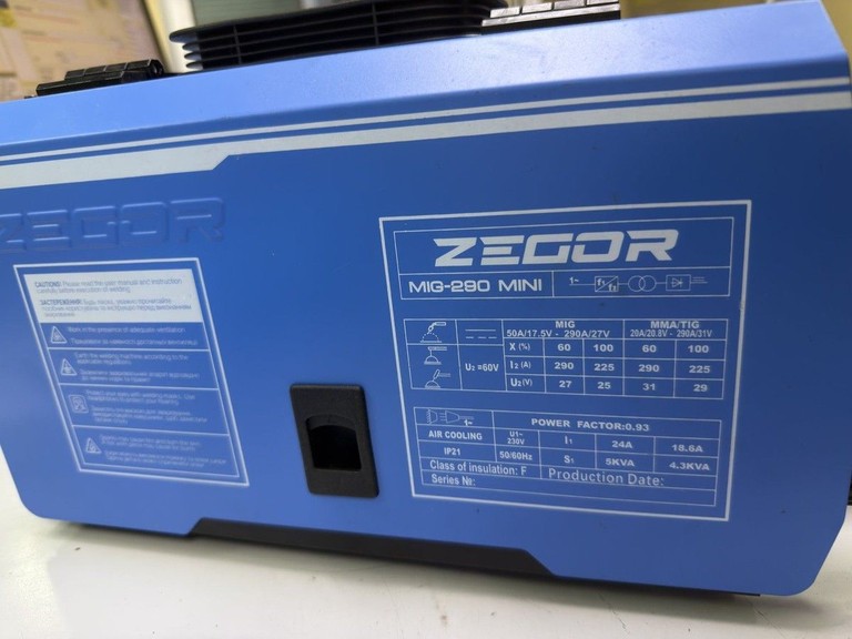 Zegor MIG-290 MINI Код:01-201096019. Зображення 5