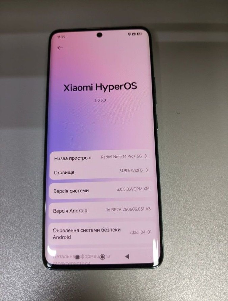 Дешиво Xiaomi redmi note 14 pro+ 5g 12/512gb с ломбарда