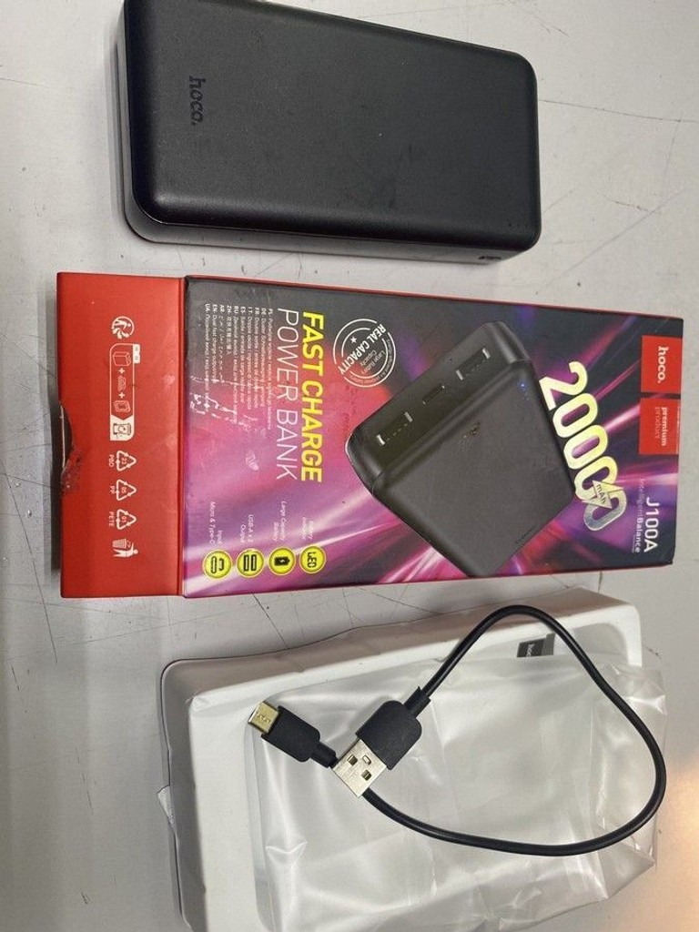 Оголошення Hoco J100A High-ranking 20000mAh 10.5W Black Б/У