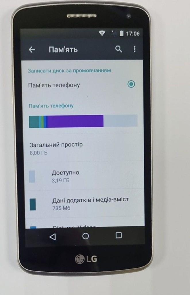 Дешево Lg lg k5 x220 з ломбарду