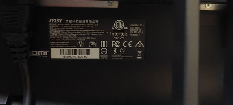 Розпродаж Msi Optix G241VC, продавець Техноскарб
