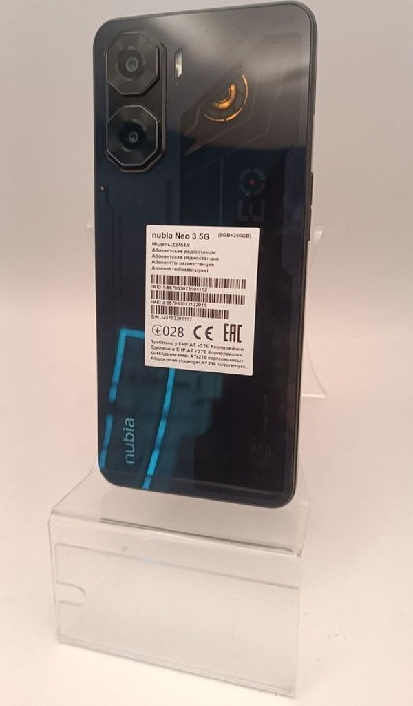 Купить Zte Nubia Neo 3 5G 8/256GB Shadow Black Б/У