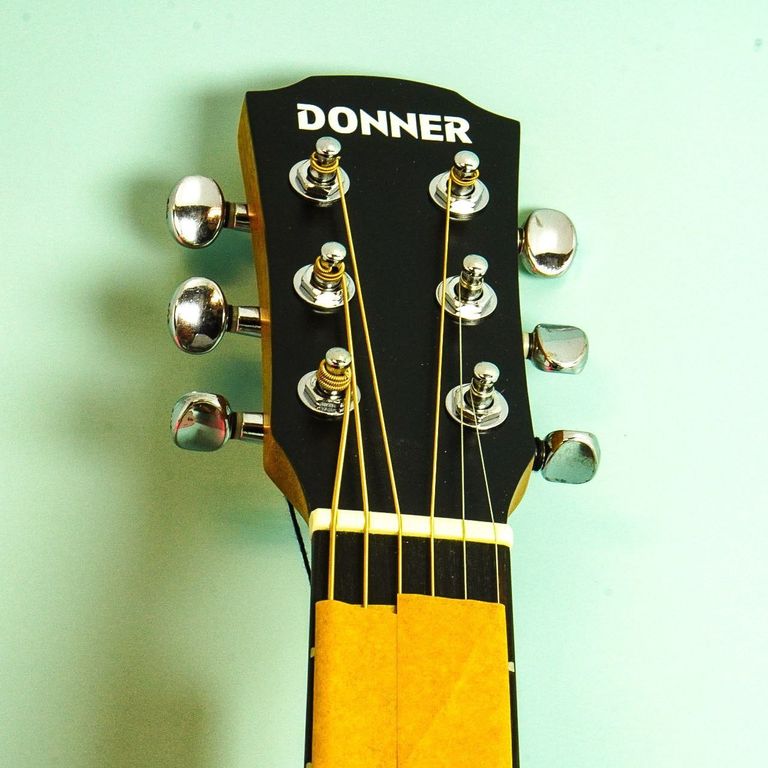 Акустична гітара Donner DAL-110D: Компактність, якість та стиль у кожному акорді. НОВА! Код:null. Зображення 8