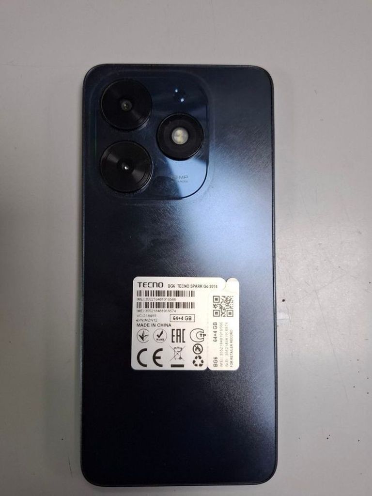 Объявление Tecno spark go 2024 4/64gb Б/У